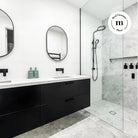 Bjorn Oval Black - Mirror Mirror Australia