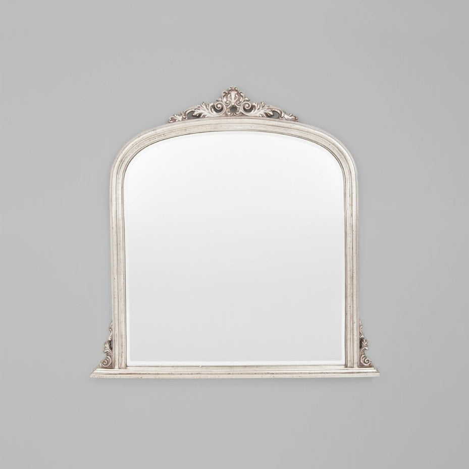 Domed Over Mantel Silver - Mirror Mirror Australia