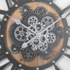 Industrial Timber Clock - Mirror Mirror Australia