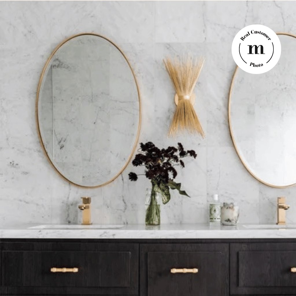 Lolita Oval Brass - Mirror Mirror Australia