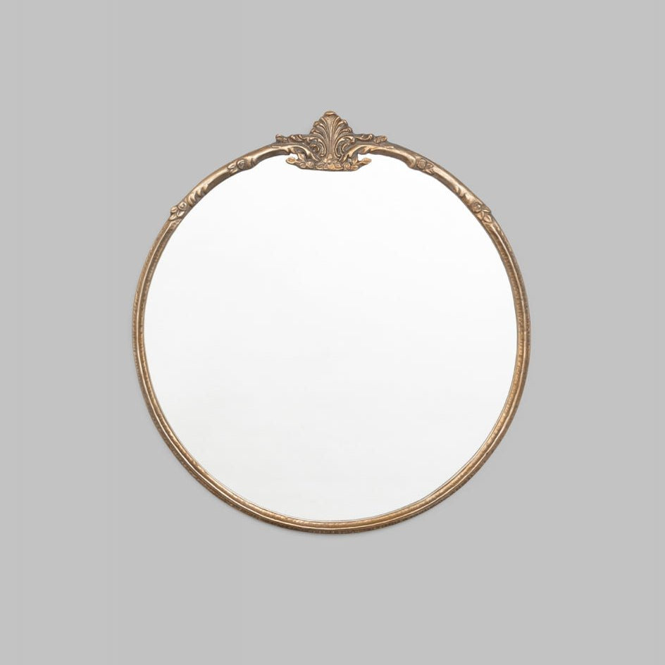 Lorraine Round Brass - Mirror Mirror Australia