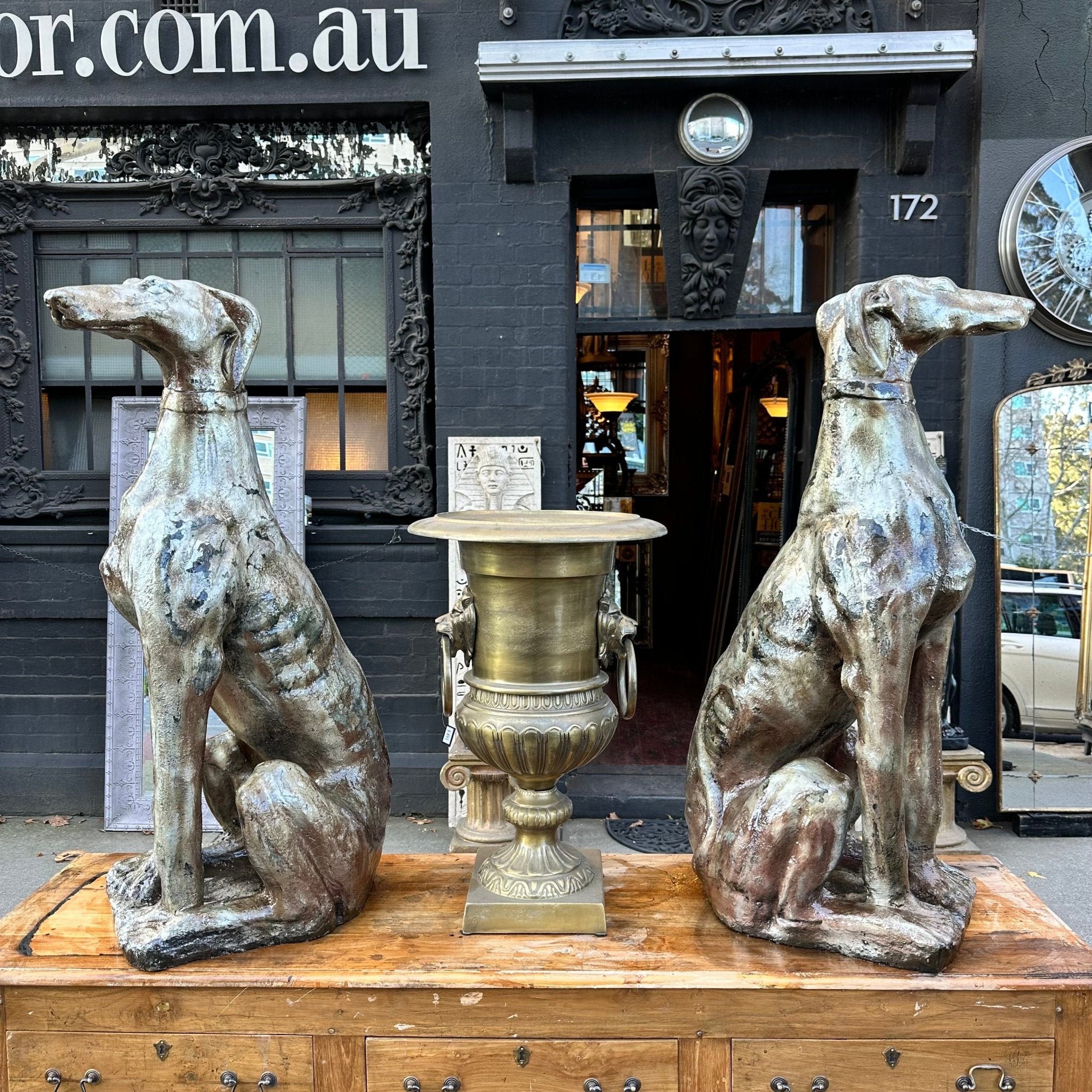 Oversized Deco Dog - Mirror Mirror Australia