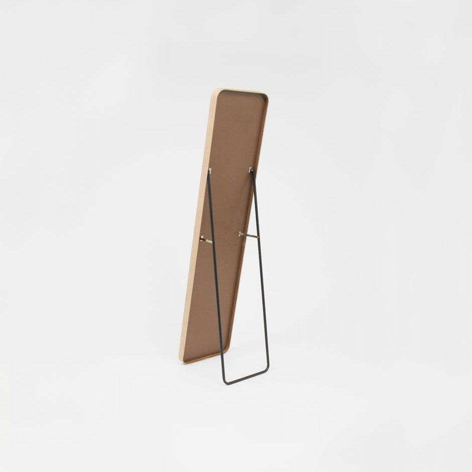 Simplicity Curve Standing Oak - Mirror Mirror Australia